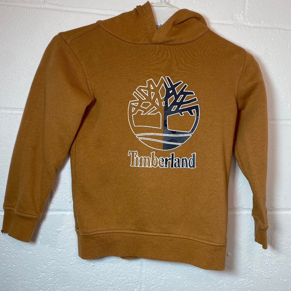 Timberland Goldenrod Yellow Pullover Hoodie Sweatshirt